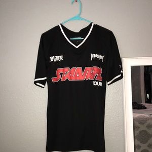 Justin Bieber stadium tour shirt